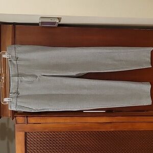 TALBOTS | Hampshire Ankle Trouser Pants with partial elastic waist in size 10